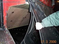 Dover Castle behind the world's largest propeller